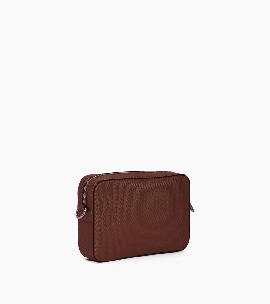 Emile small shoulder bag in T signature leather