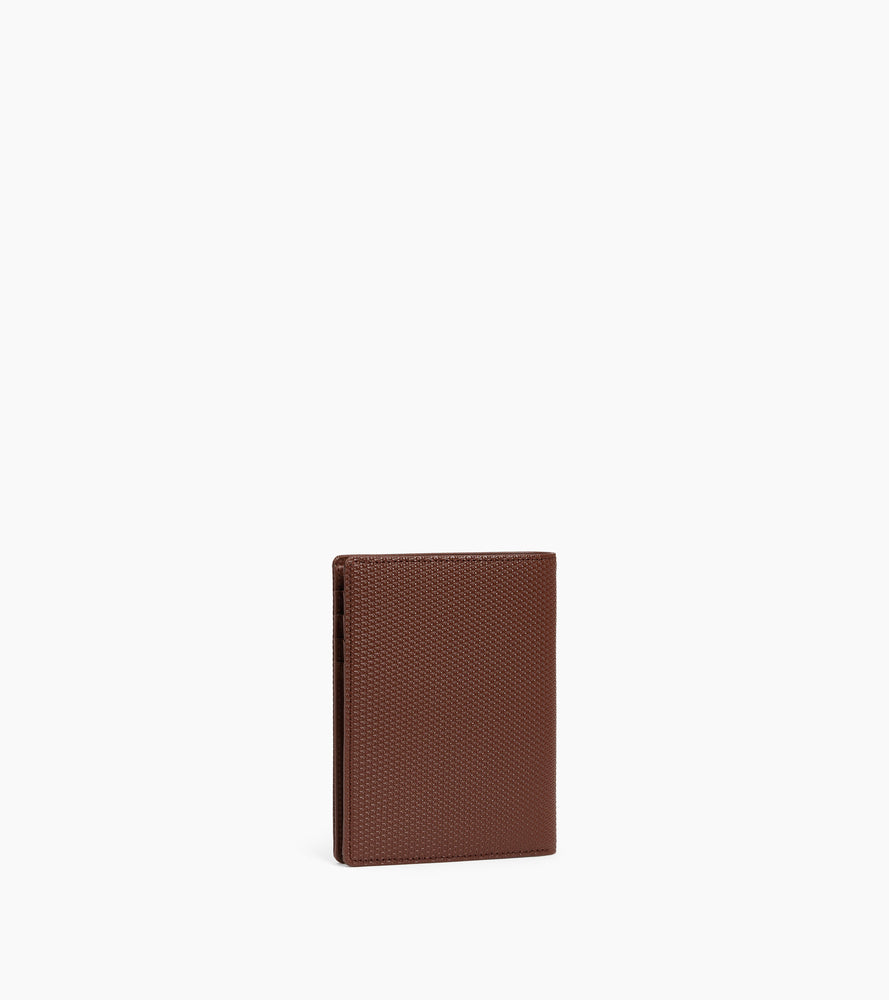 Geldbörse im Hochformat Emile aus T-Signaturleder mit Reißverschluss