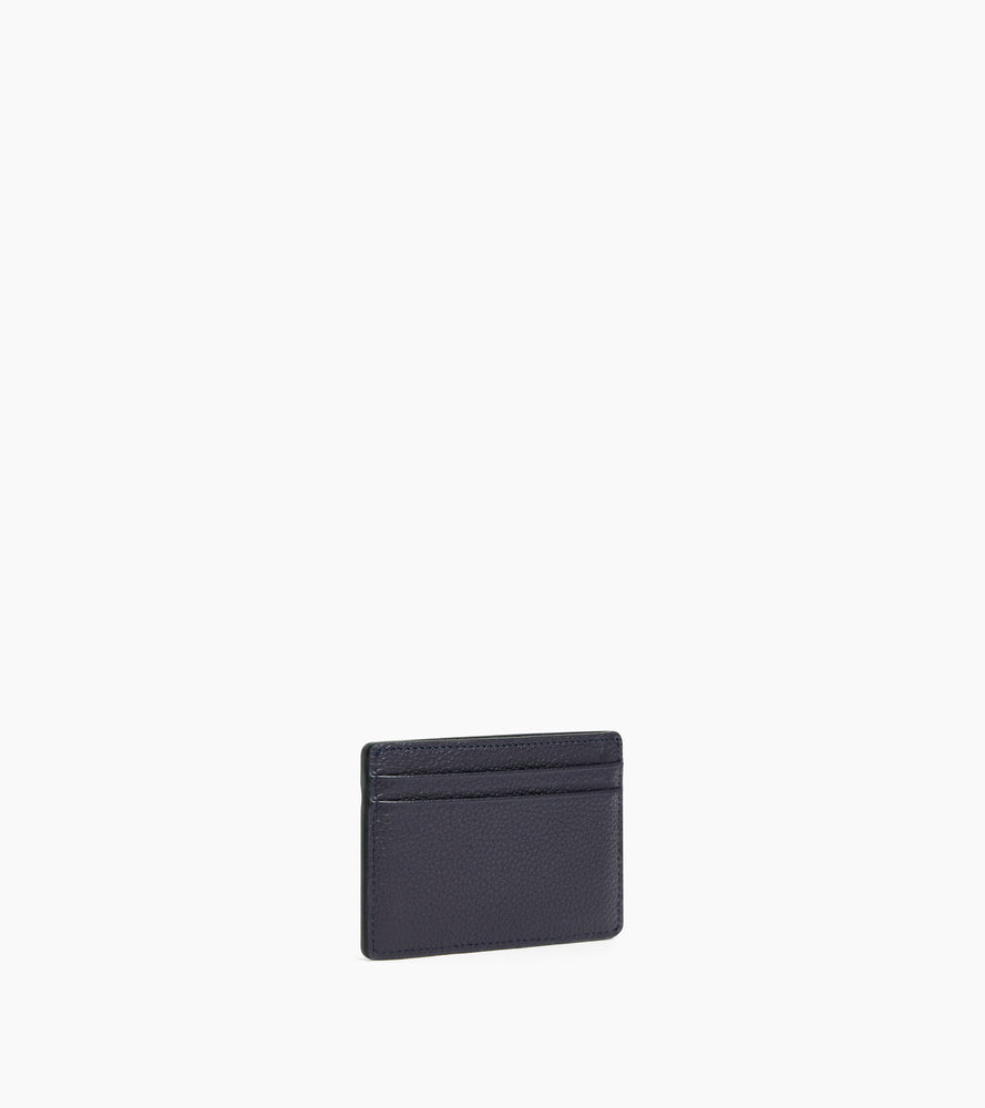 Porte cartes Emile en cuir grainé