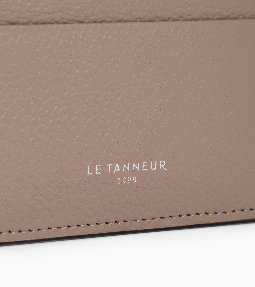 Porte cartes Emile en cuir grainé