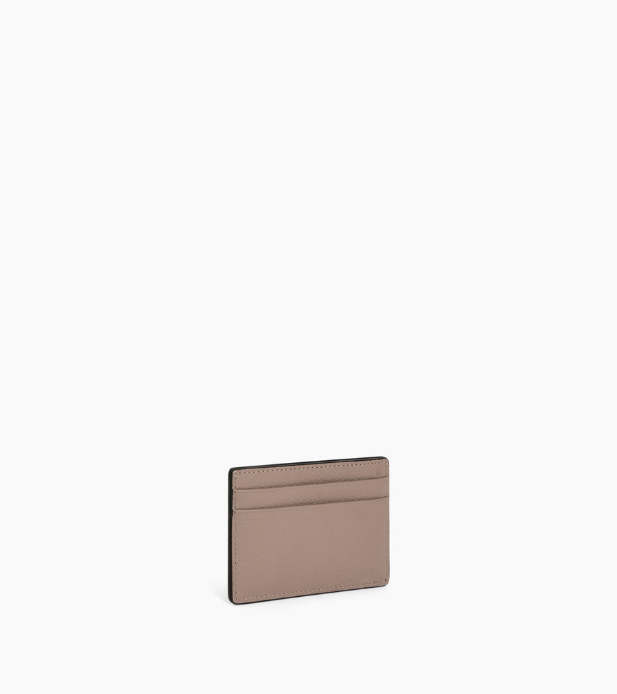 Porte cartes Emile en cuir grainé
