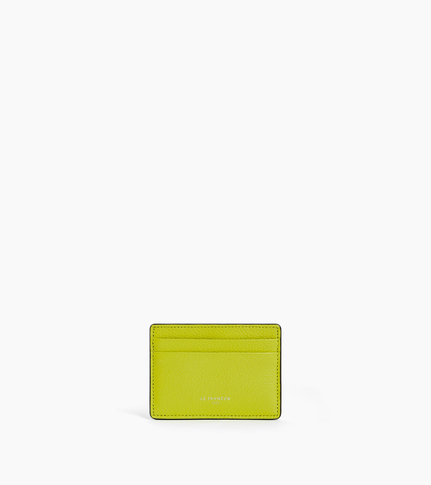Porte cartes Emile en cuir grainé