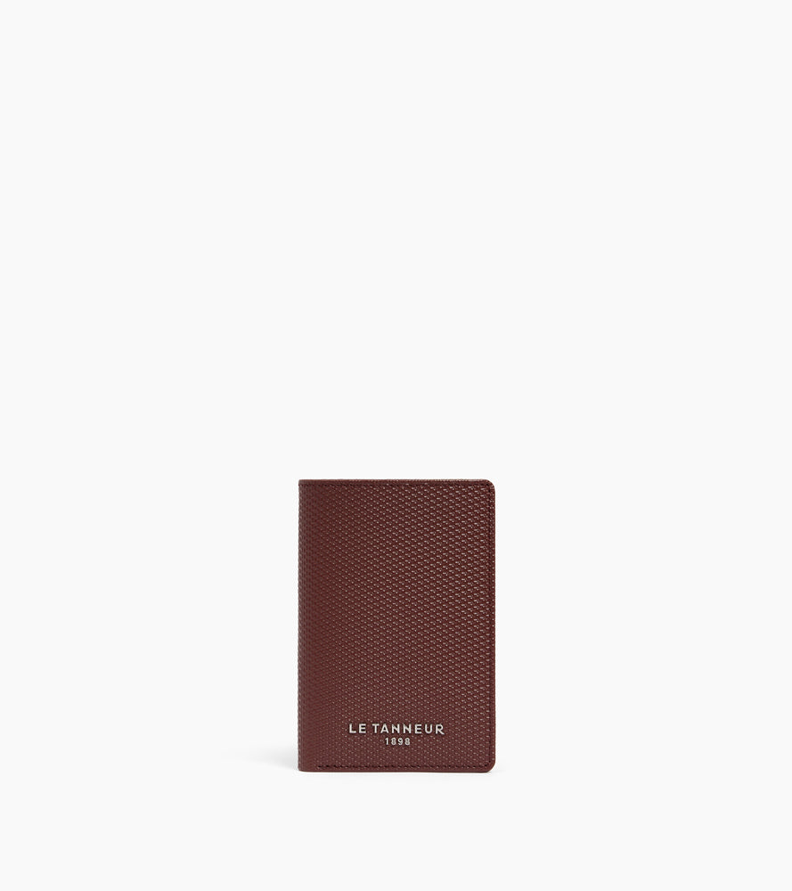Kartenetui im Hochformat Emile aus T-Signaturleder