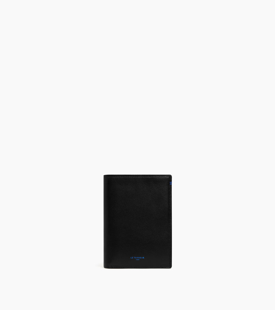 Martin large vertical zipped wallet in smooth leather