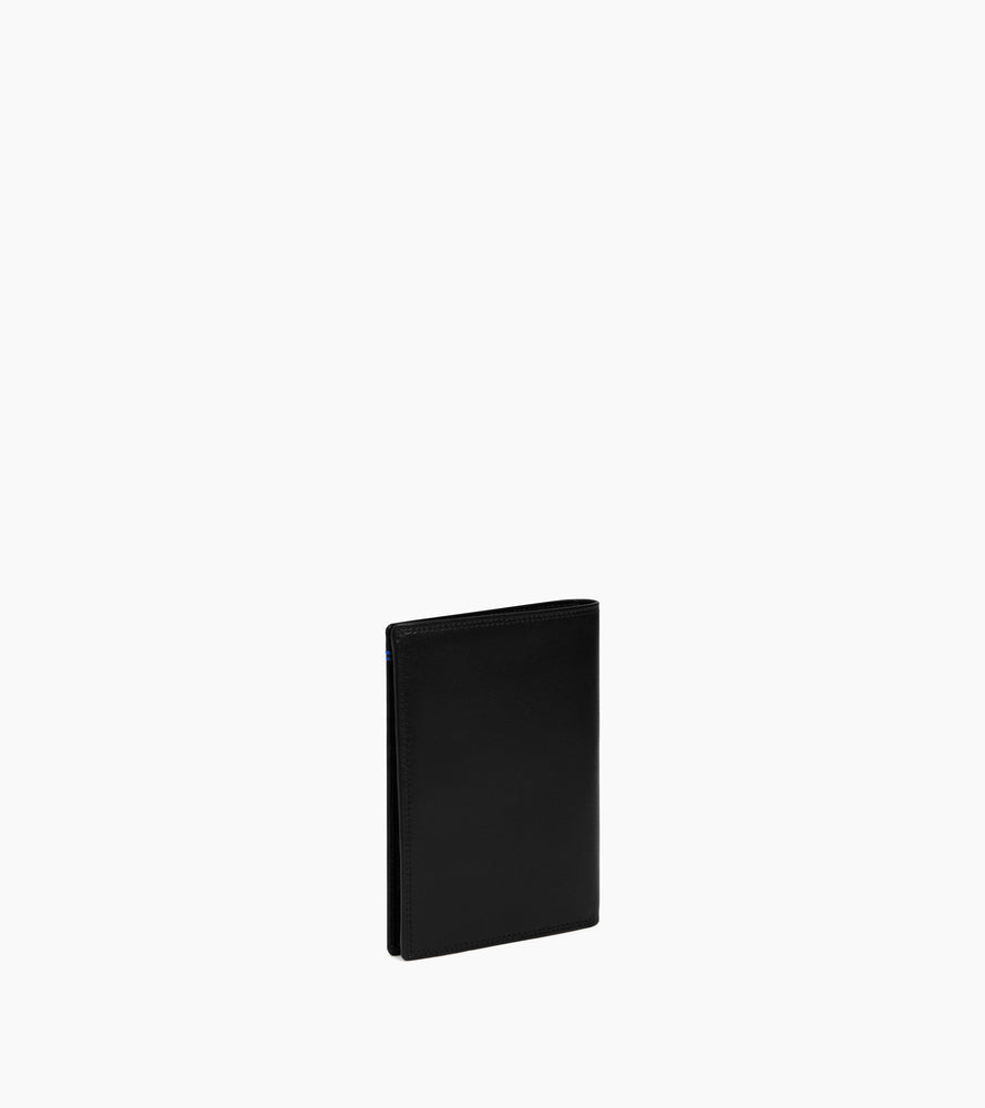 Martin large vertical zipped wallet in smooth leather