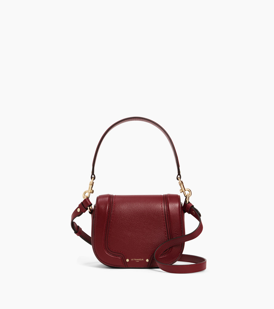 Ella small crossbody bag in grained leather