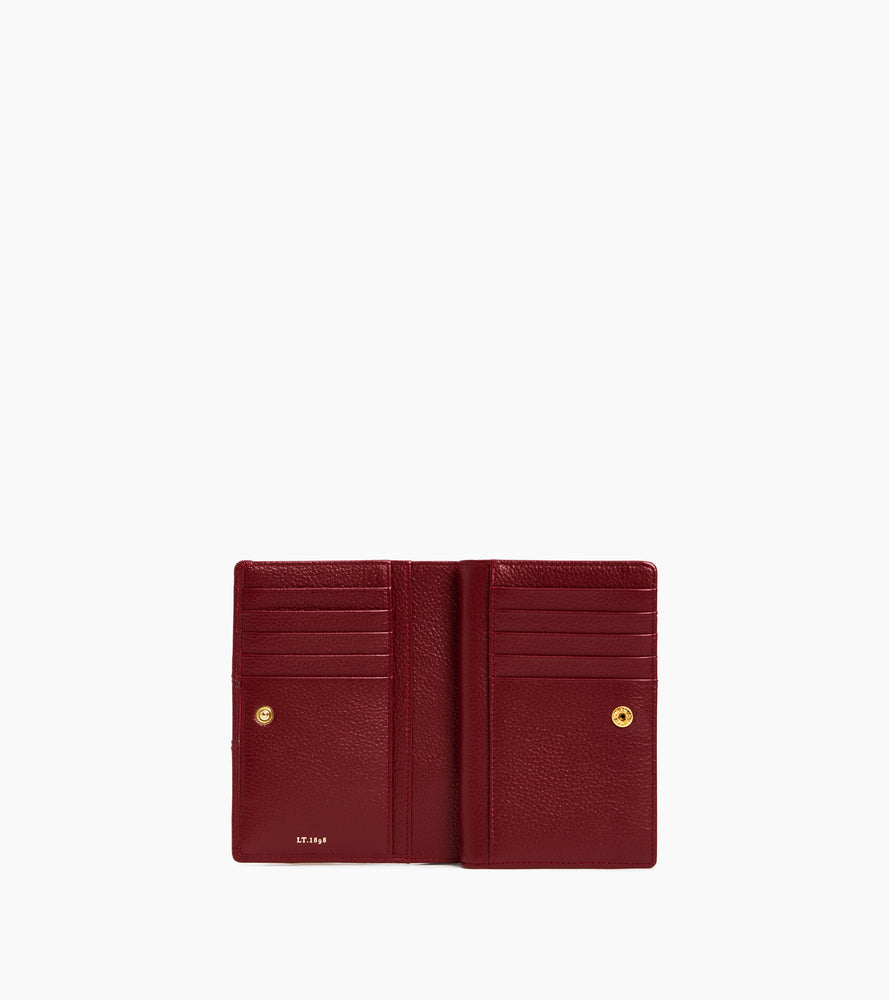 Portefeuille moyen modèle Ella en cuir grainé