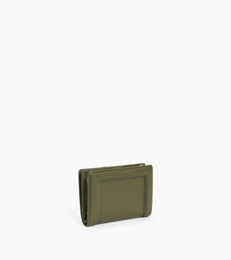 Portefeuille moyen modèle Ella en cuir grainé