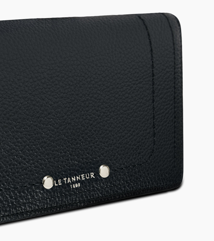 Mittelgroße Brieftasche Ella aus genarbtem Leder