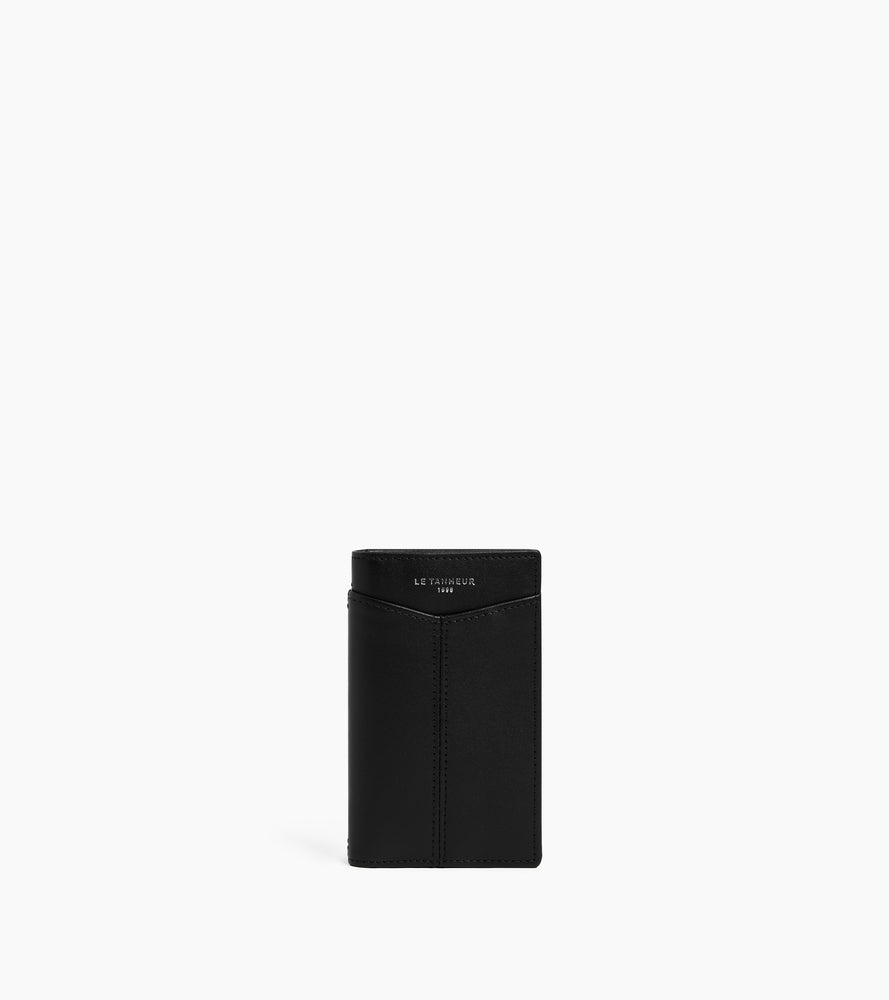 Kartenetui Charlotte im Hochformat aus Glattleder