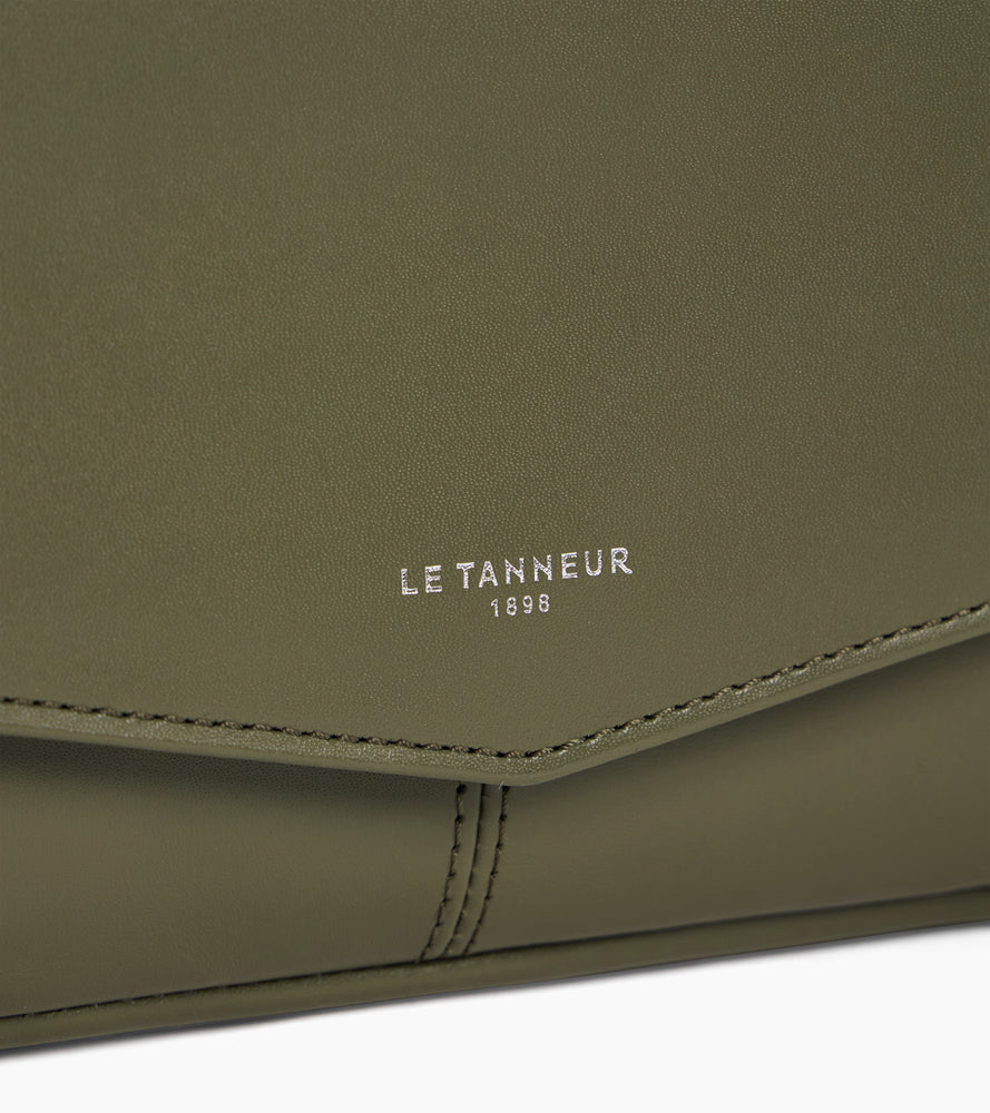 Pochette avec bandoulière amovible Charlotte en cuir lisse